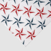 Design der roten und marinen nautischen Serie 16 Seidenpapier (Ausschnitt)