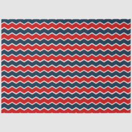 Design der roten und marinen nautischen Serie 2 Seidenpapier