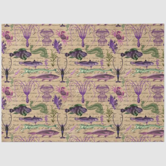 Design der Salt Witch Grimore Serie 17 Seidenpapier (Vorderseite)