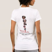 Design der Sammlung von Memorial Keepake zum Thema T-Shirt (Rückseite)