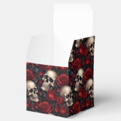 Design der Schädel- und Rose-Serie 10 Geschenkschachtel (Geöffnet)
