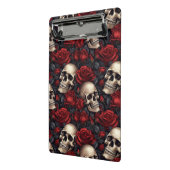 Design der Schädel- und Rose-Serie 10 Mini Klemmbrett (Gewinkelt2)