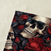 Design der Schädel- und Rose-Serie 10 Strandtuch (Beispiel)