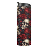 Design der Schädel- und Rose-Serie 10 Thermosbecher (Nach rechts gedreht)