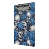 Design der Schädel- und Rose-Serie 12 Mini Klemmbrett (Gewinkelt2)
