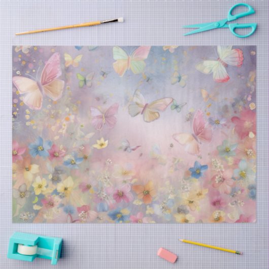 Design der Schmetterlingsreihe "Whimsisisches Schm Seidenpapier (Basteln)