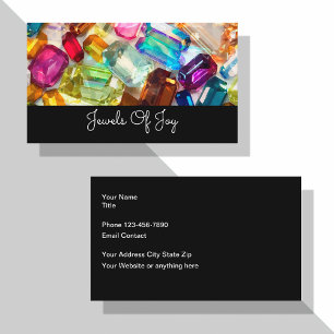 Design der Schmuck-Theme Business Card Visitenkarte