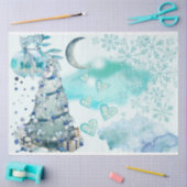 Design der Schneegeneration 2 Seidenpapier (Basteln)