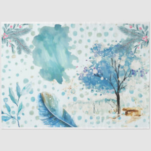 Design der Schneegeneration 4 Seidenpapier