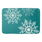 Design der Schneestars - Badematte (Vorderseite)