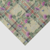 Design der schottischen Serie Floral und Tartan 16 Seidenpapier (Ausschnitt)