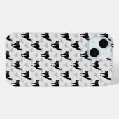 Design der Schwarzen Katze-Schatten-Silhouette Case-Mate iPhone Hülle (Rückseite (Horizontal))