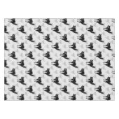 Design der Schwarzen Katze-Schatten-Silhouette Tischdecke (Vorderseite (Horizontal))