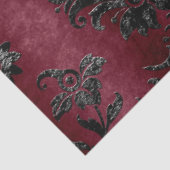 Design der schwarzen Velours-Serie 1 Seidenpapier (Ausschnitt)