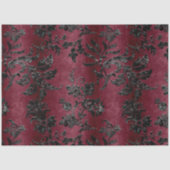 Design der schwarzen Velours-Serie 1 Seidenpapier (Vorderseite)