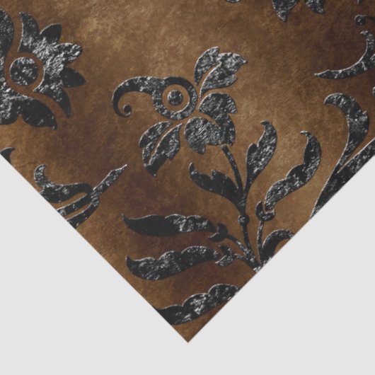 Design der schwarzen Velours-Serie 2 Seidenpapier (Ausschnitt)