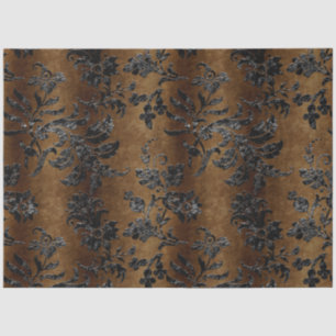Design der schwarzen Velours-Serie 2 Seidenpapier