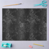 Design der schwarzen Velours-Serie 3 Seidenpapier (Basteln)