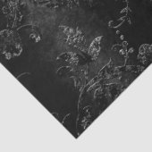 Design der schwarzen Velours-Serie 3 Seidenpapier (Ausschnitt)