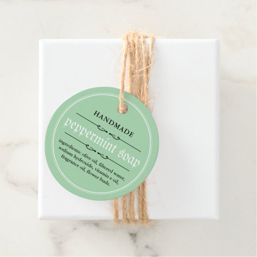 Design der Seifenkennzeichnung Geschenkanhänger (Beispiel)