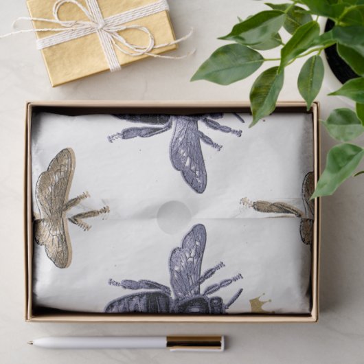 Design der serenity Bee Series 26 Seidenpapier (Geschenk)