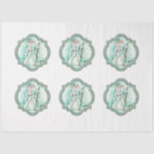 Design der Serie 1 Seidenpapier (Vorderseite)