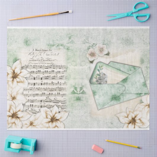 Design der Serie 4 Seidenpapier (Basteln)