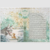 Design der Serie 6 Seidenpapier (Vorderseite)