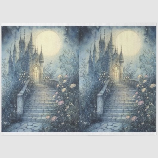 Design der Serie "Fairy Moon" #14 Seidenpapier (Vorderseite)