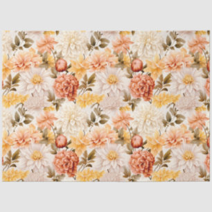 Design der Serie "Fall Floral" 7 Seidenpapier