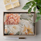 Design der Serie "Fall Floral" 8 Seidenpapier (Geschenk)