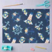 Design der Serie "Floral Nautic" 6 Seidenpapier (Basteln)