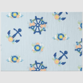 Design der Serie "Floral Nautic" 8 Seidenpapier