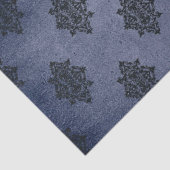 Design der Serie Gothic Blue Damask 12 Seidenpapier (Ausschnitt)