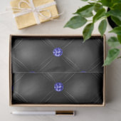 Design der Serie Gothic Debutante 2 Seidenpapier (Geschenk)