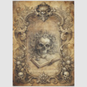 Design der Serie Gothic Junk Journal 6 Seidenpapier (Vorderseite)