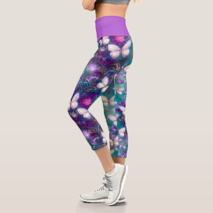 Design der Serie "Mystic Butterfly" 1 Capri Leggings