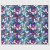 Design der Serie "Mystic Butterfly" 1 Geschenkpapier (Flach)