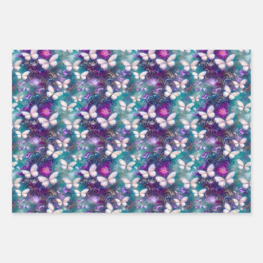 Design der Serie "Mystic Butterfly" 1 Geschenkpapier Set (Vorderseite 3)
