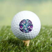 Design der Serie "Mystic Butterfly" 1 Golfball (Insitu T-Shirt)