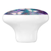 Design der Serie "Mystic Butterfly" 1 Keramikknauf (Seitenansicht)