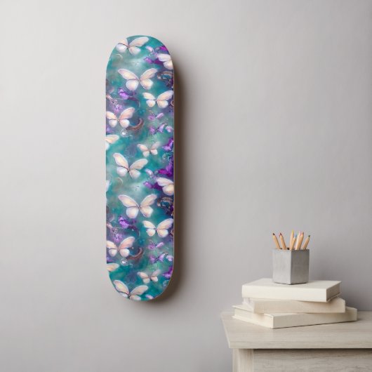 Design der Serie "Mystic Butterfly" 1 Skateboard (Wandkunst)