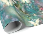 Design der Serie "Mystic Butterfly" 3 Geschenkpapier (Rolleneckpunkt)