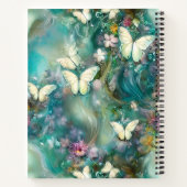 Design der Serie "Mystic Butterfly" 3 Notizblock (Rückseite)