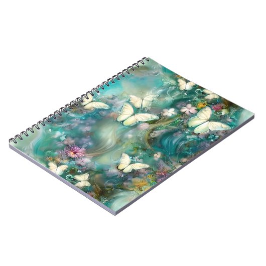 Design der Serie "Mystic Butterfly" 3 Notizblock (Linke Seite)