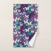 Design der Serie "Mystic Butterfly" 5 Badhandtuch Set (Handtuch)