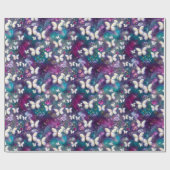 Design der Serie "Mystic Butterfly" 5 Geschenkpapier (Flach)