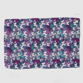 Design der Serie "Mystic Butterfly" 5 Golfhandtuch (Horizontal)