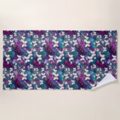 Design der Serie "Mystic Butterfly" 5 Strandtuch (Vorderseite)