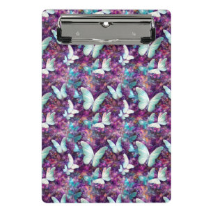 Design der Serie "Mystic Butterfly" 7 Mini Klemmbrett